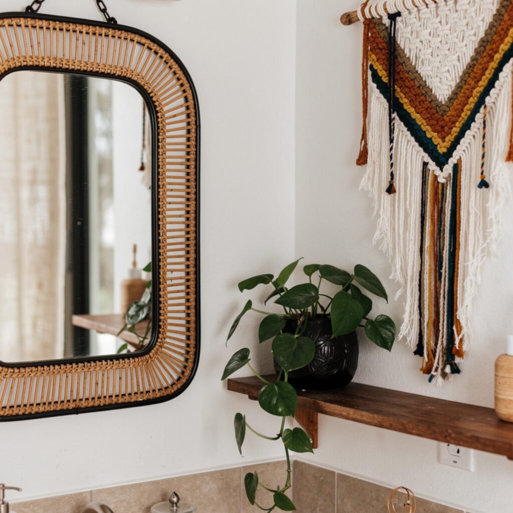25 Black Bathroom Decor Ideas for Every Budget and Every Style 11 Black Boho Bathroom Decor Ideas