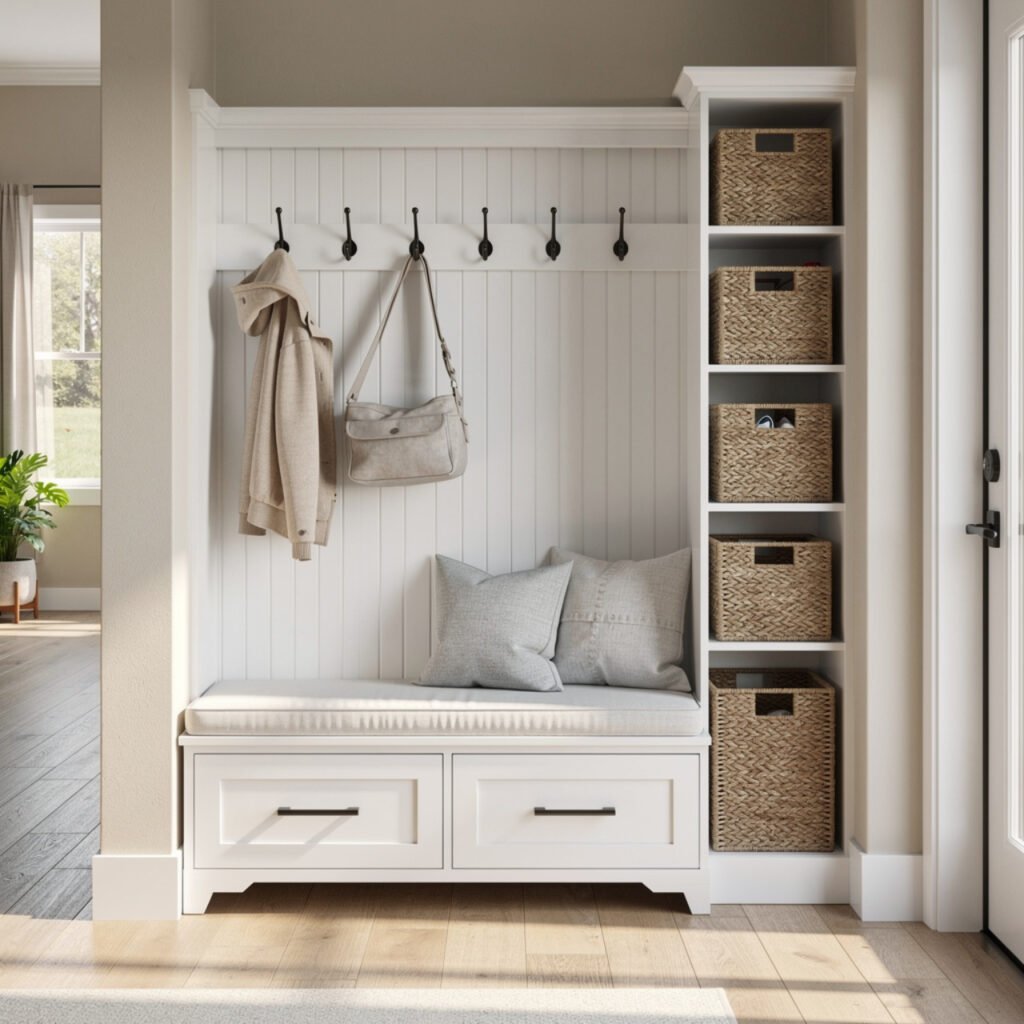 Built-In Entryway Bench Ideas