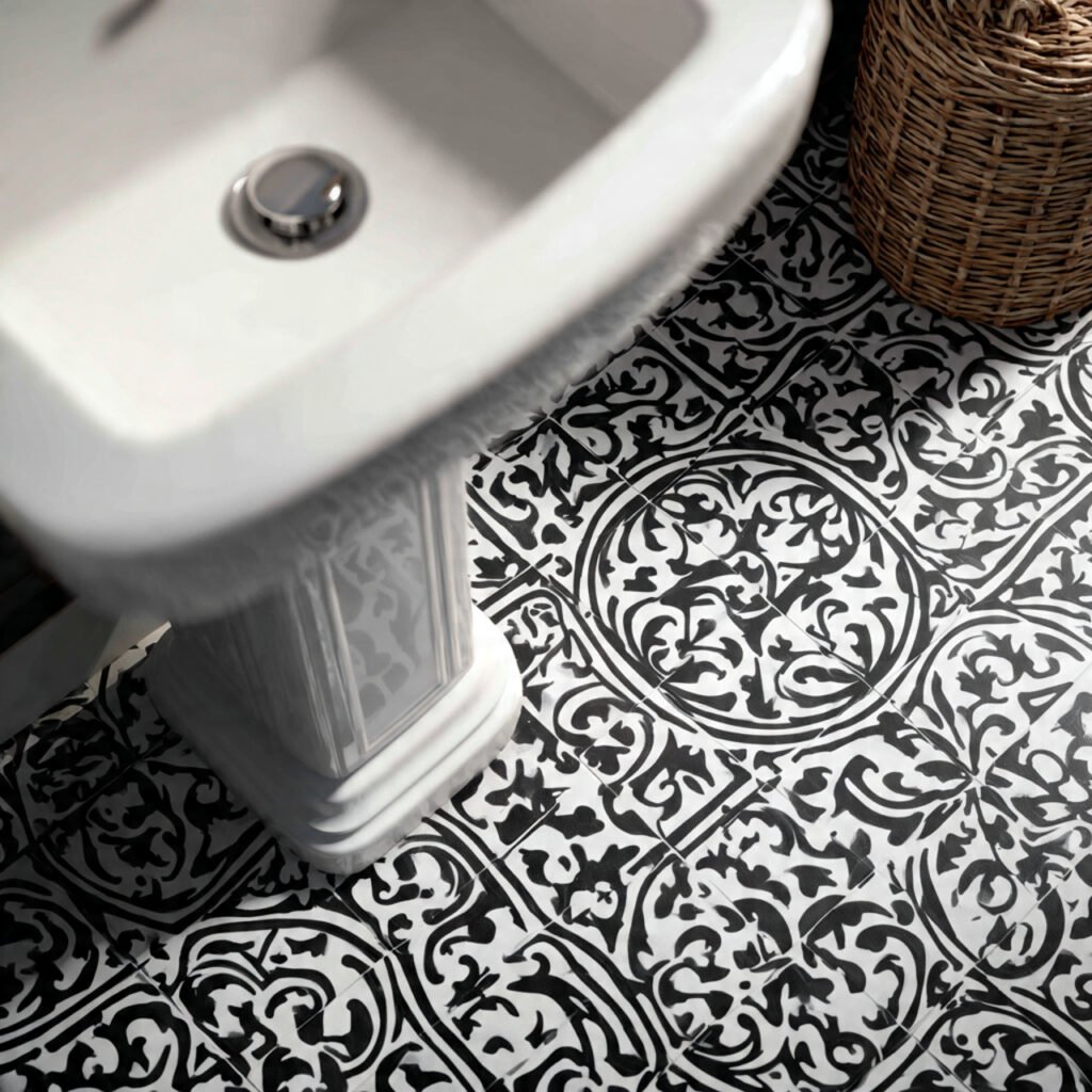 Powder Room Flooring Ideas