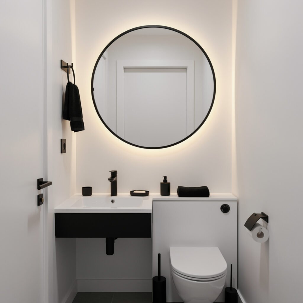 25 Black Bathroom Decor Ideas for Every Budget and Every Style 7 Small Black Bathroom Decor Ideas