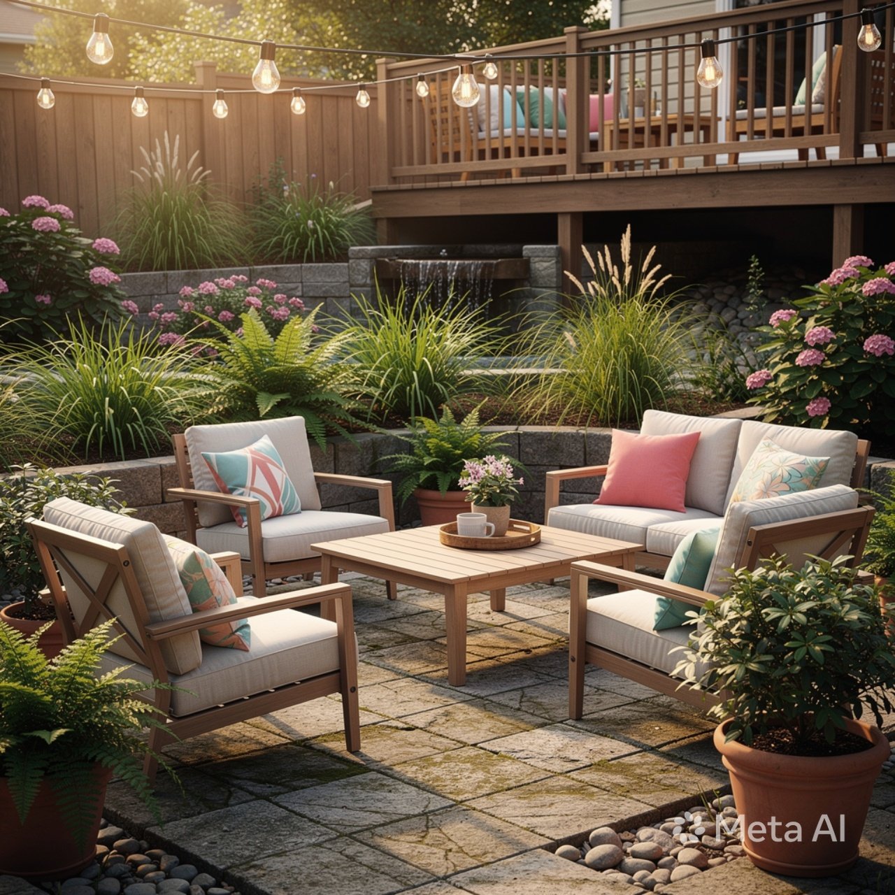yard sitting area