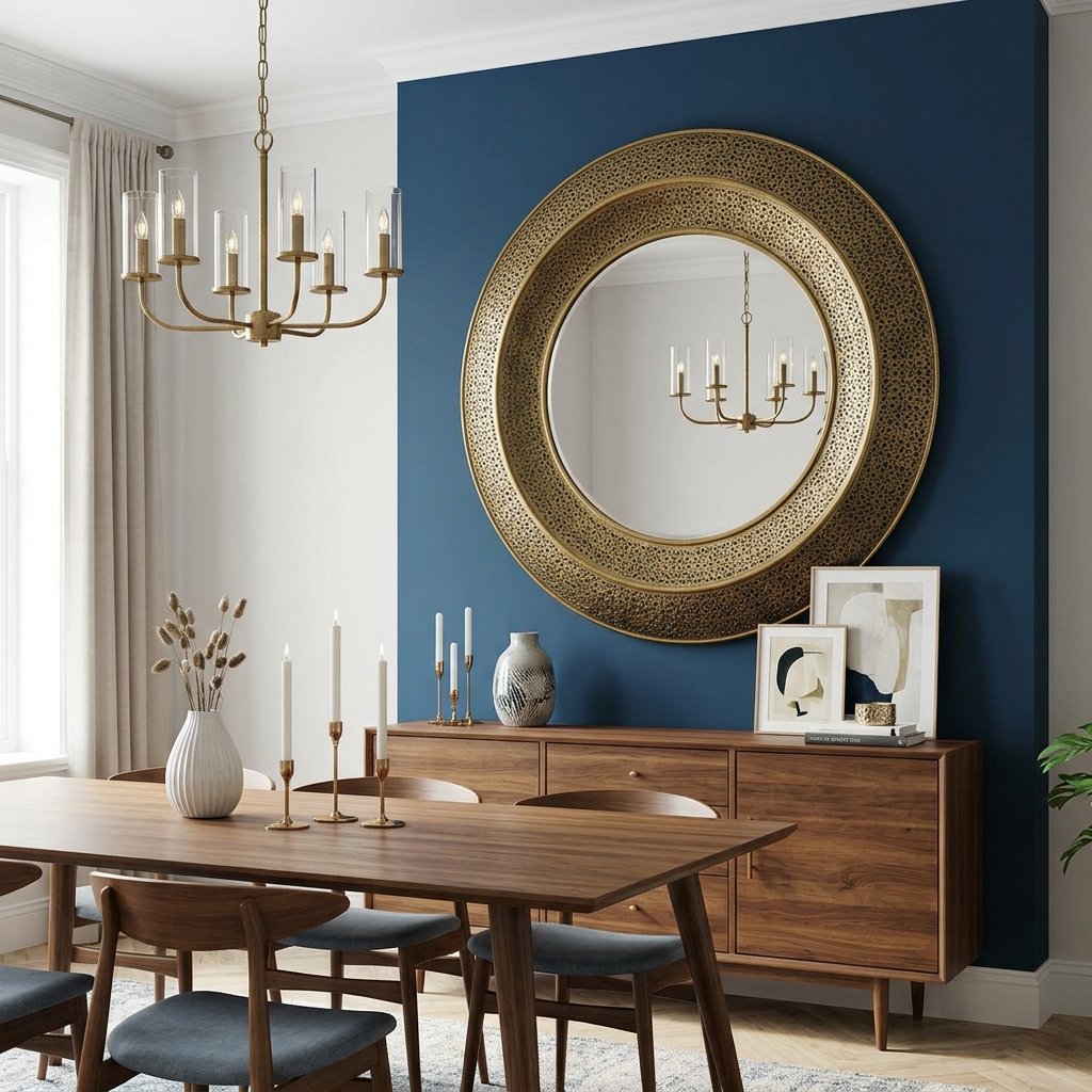 dining room mirror decor