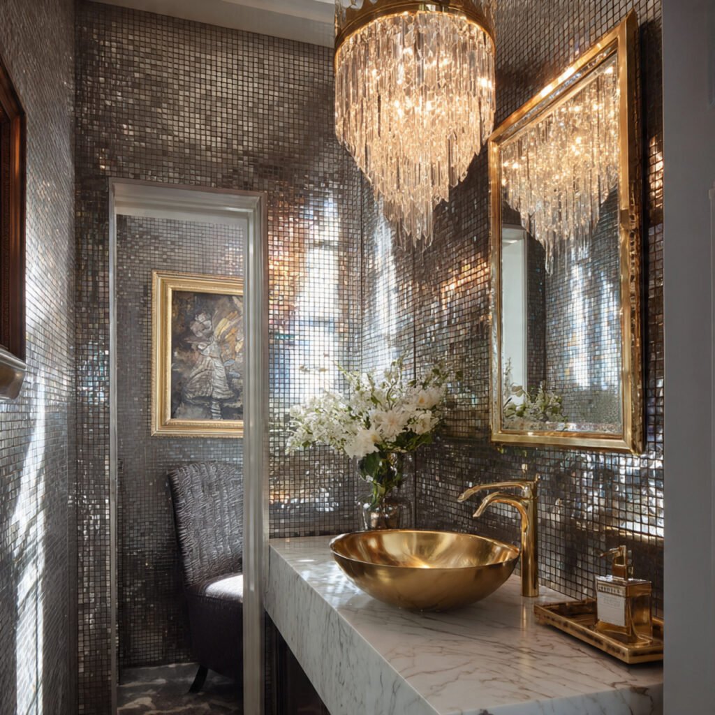 Glam Powder Room Ideas