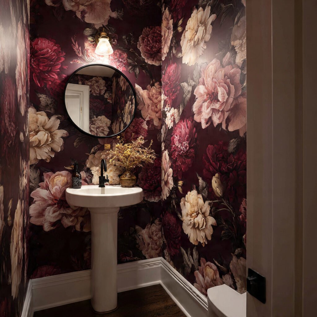 Powder Room Accent Wall Ideas