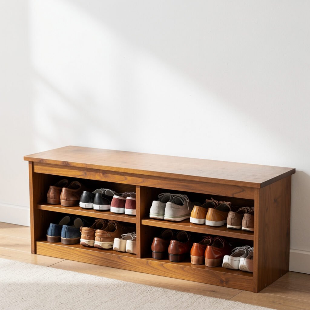 Entryway Bench with Shoe Storage Ideas