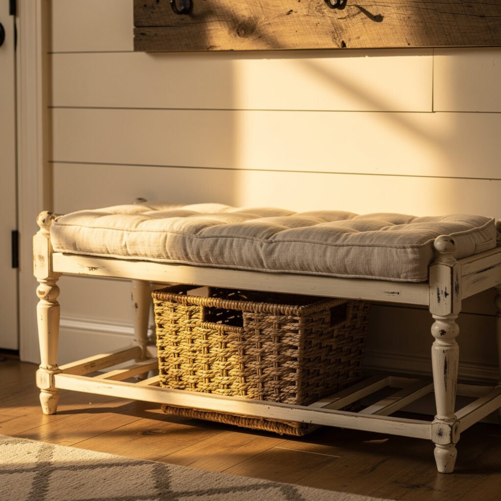 Farmhouse Entryway Bench Ideas