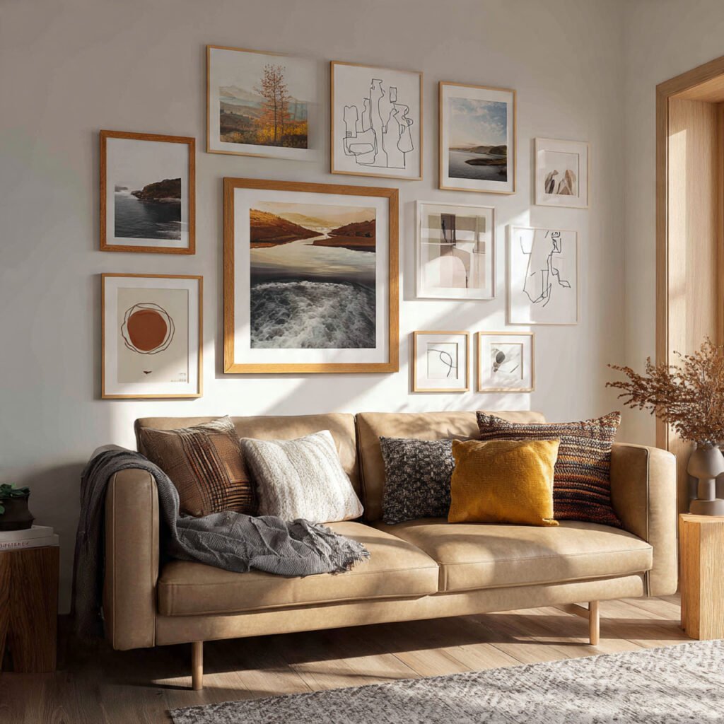 Gallery Wall Above Sofa Ideas