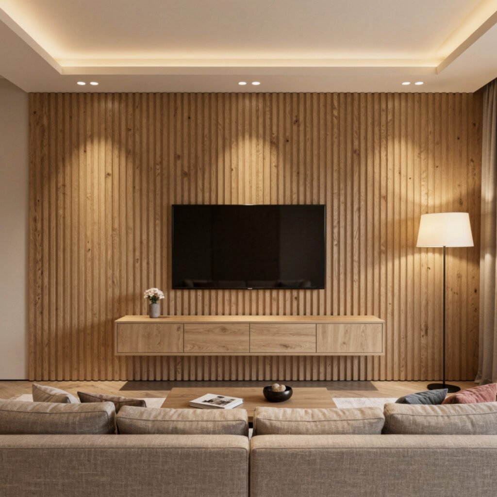 Textured Living Room Wall Ideas