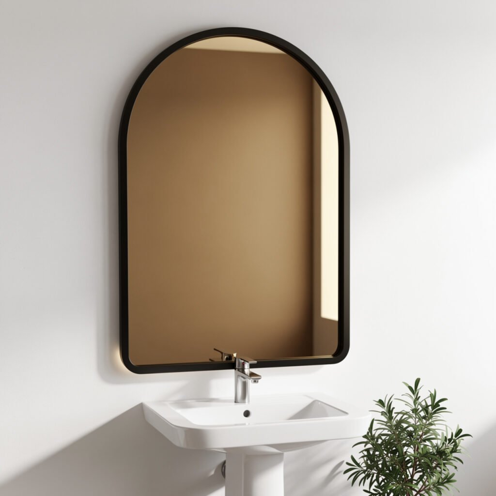 25 Black Bathroom Decor Ideas for Every Budget and Every Style 14 Black Bathroom Mirror Ideas