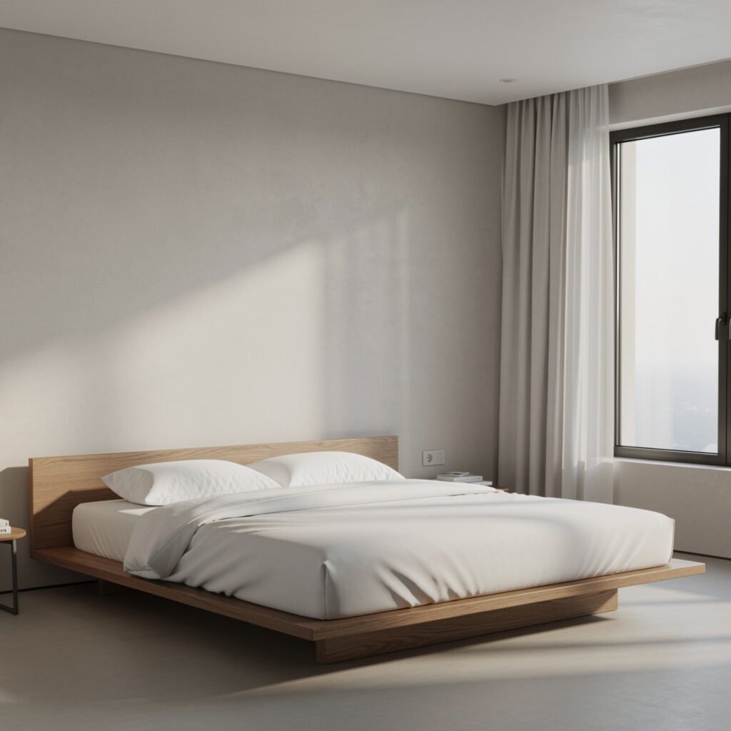 Minimalist Platform Bed Setup