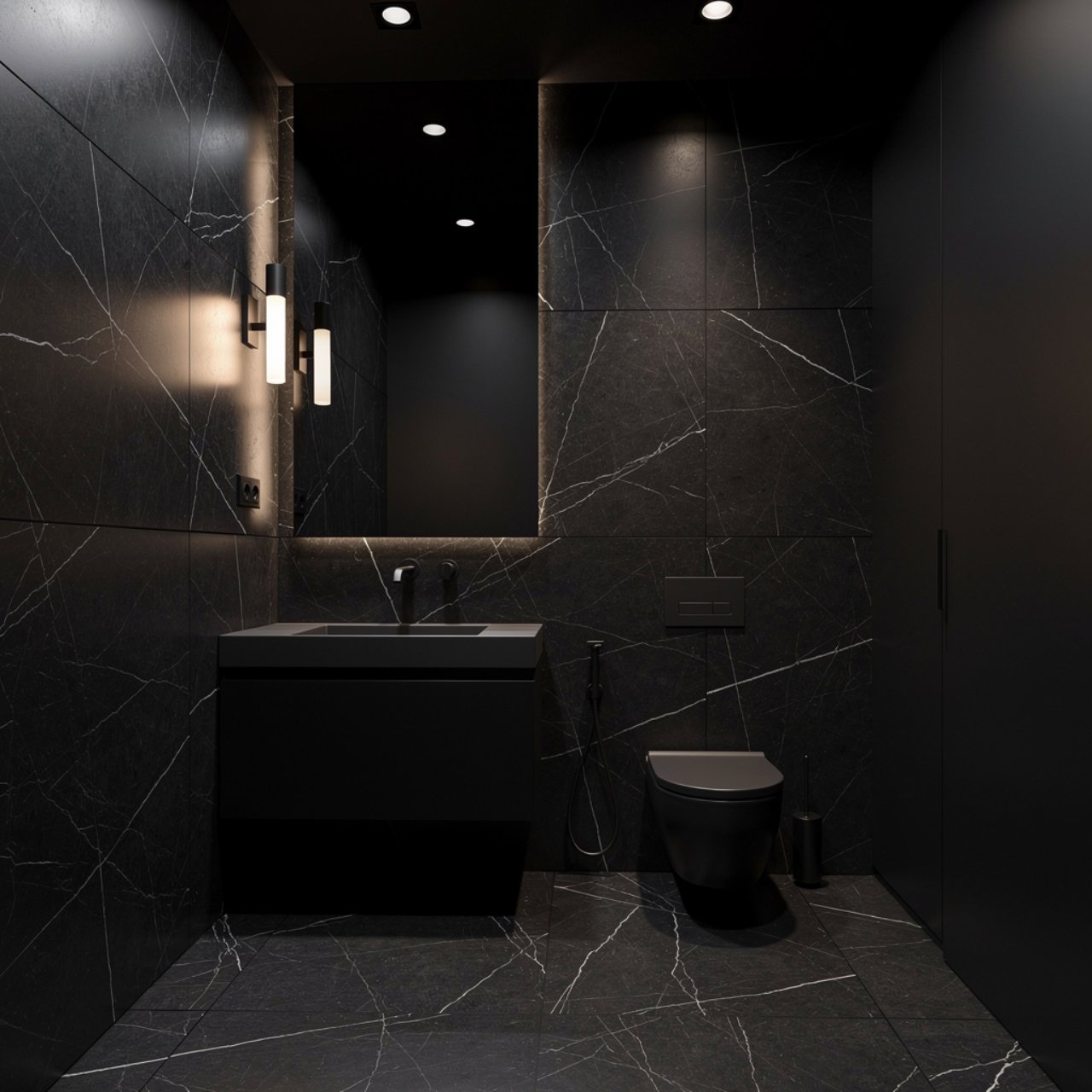 25 Black Bathroom Decor Ideas for Every Budget and Every Style 1 black bathroom decor