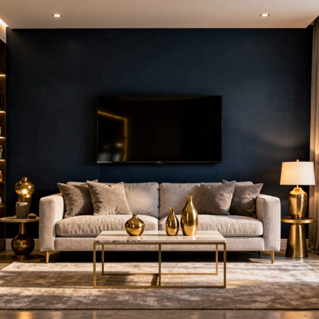Scandinavian TV Wall Idea