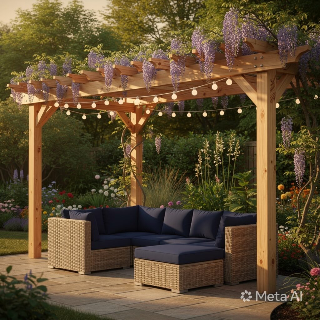 Pergola Seating Area Ideas