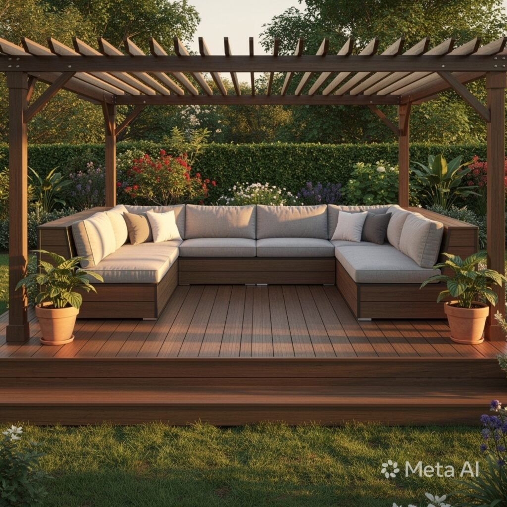 Raised Deck Sitting Area Ideas
