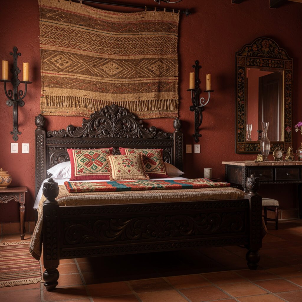 Spanish Colonial Bedroom Design Ideas