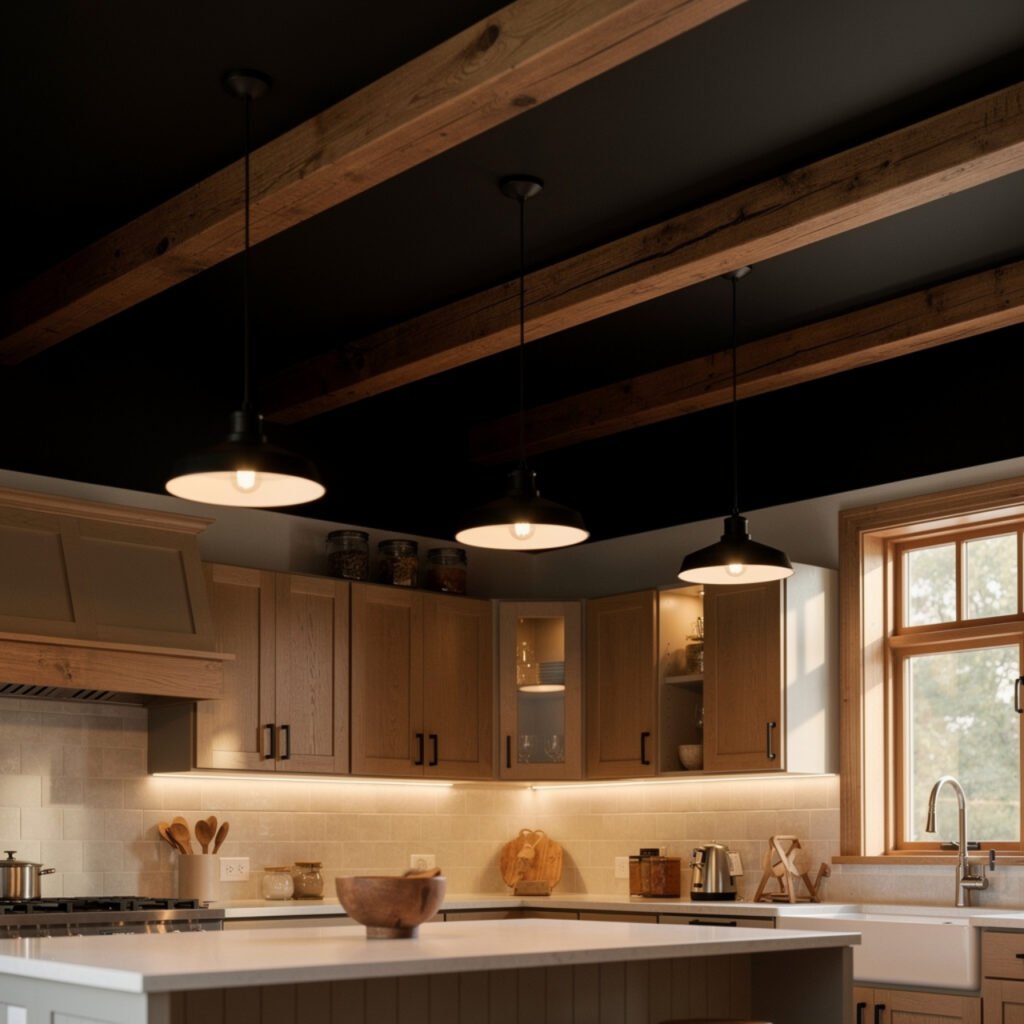 Black Kitchen Ceiling Ideas