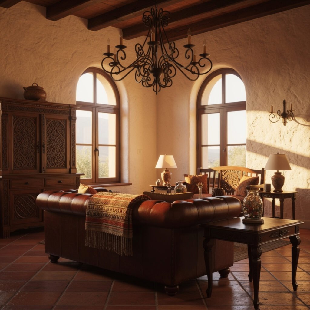 Hacienda Style Interior Design Ideas
