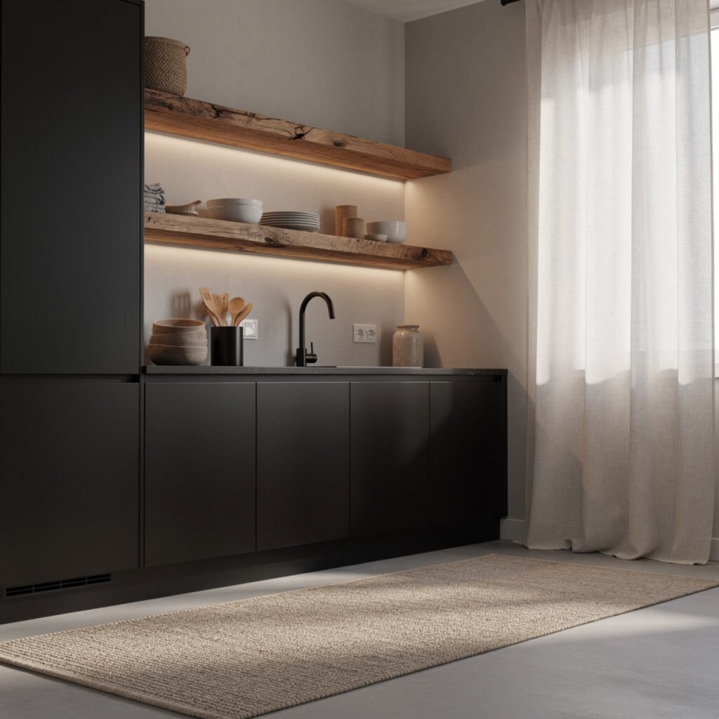 Matte Black Kitchen Ideas