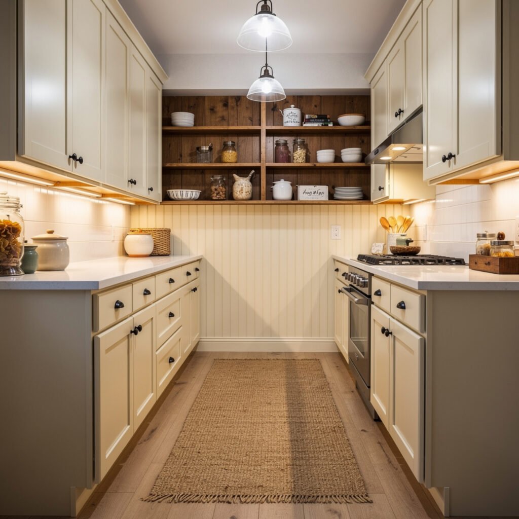 Galley Farmhouse Kitchen Layout Ideas