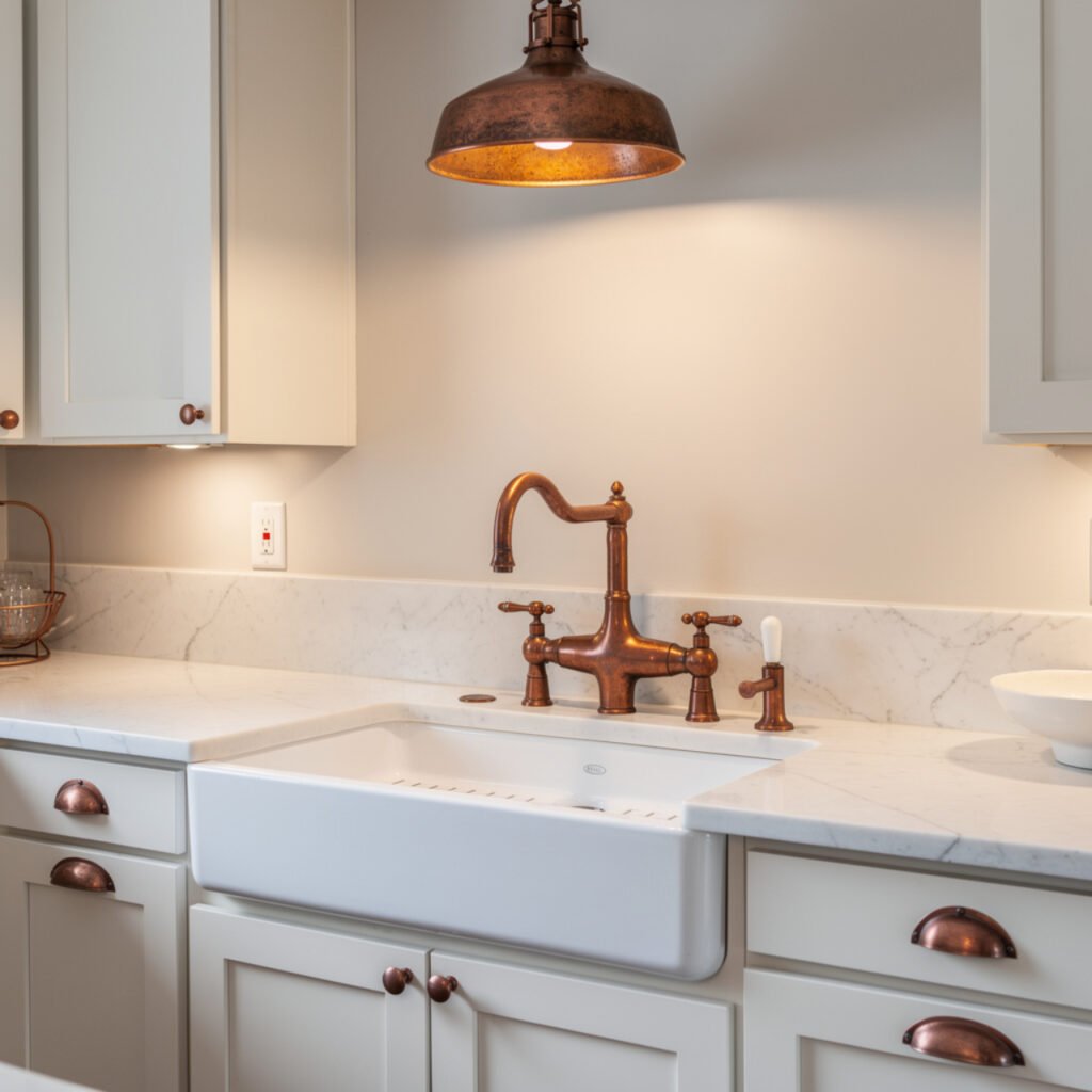 Copper Fixture Kitchen Ideas