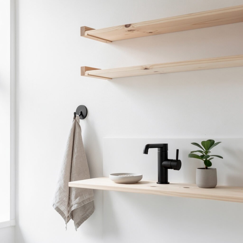 25 Black Bathroom Decor Ideas for Every Budget and Every Style 24 Black Scandinavian Bathroom Decor Ideas