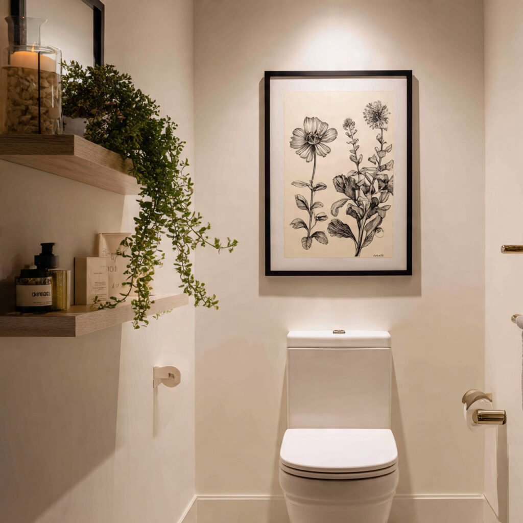 Powder Room Artwork Ideas