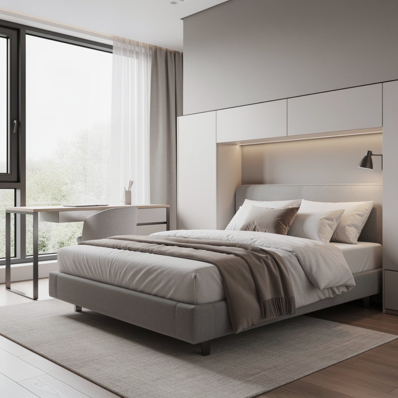 small modern bedroom