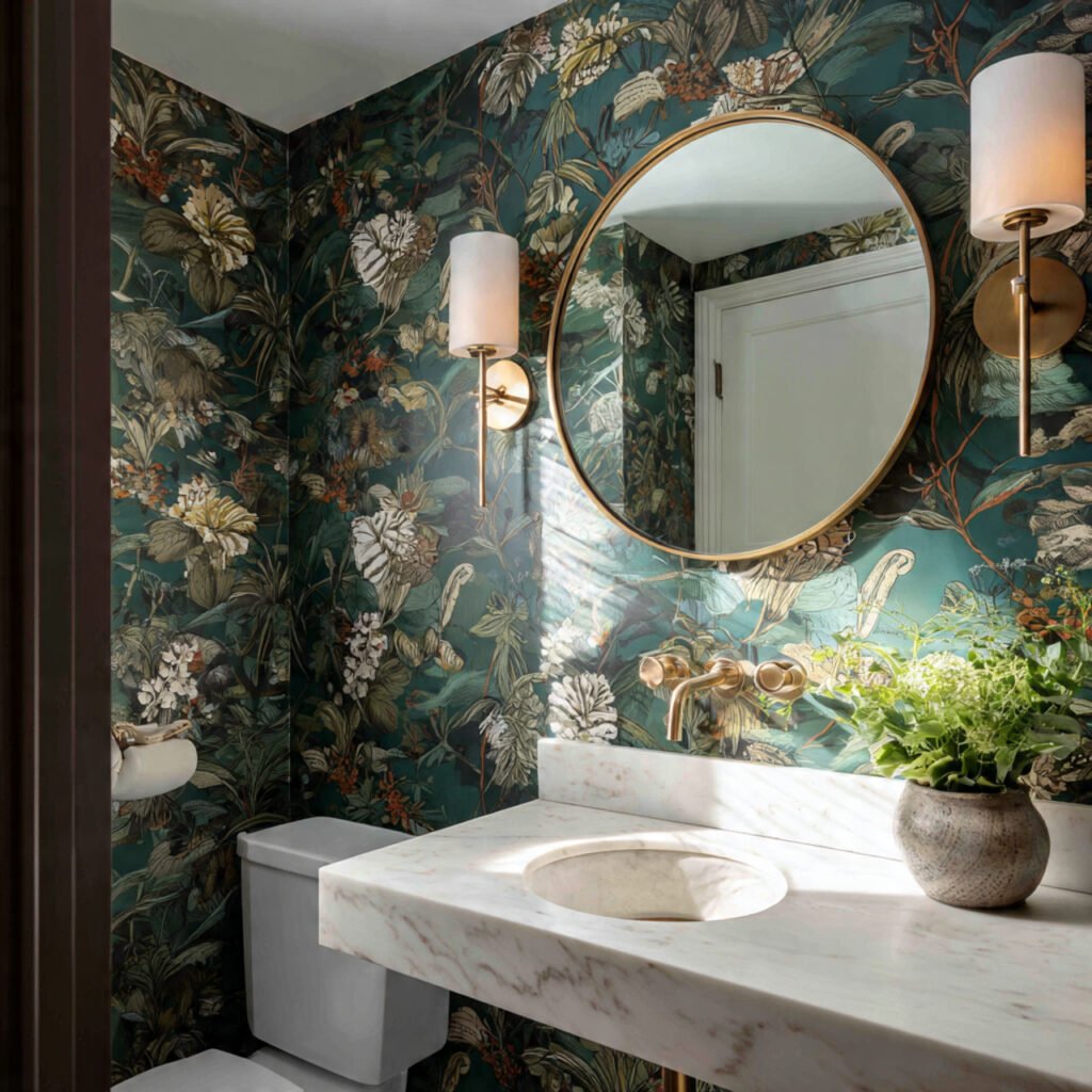 Powder Room Wallpaper Ideas