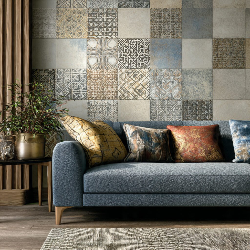 Wallpaper Behind Sofa Ideas