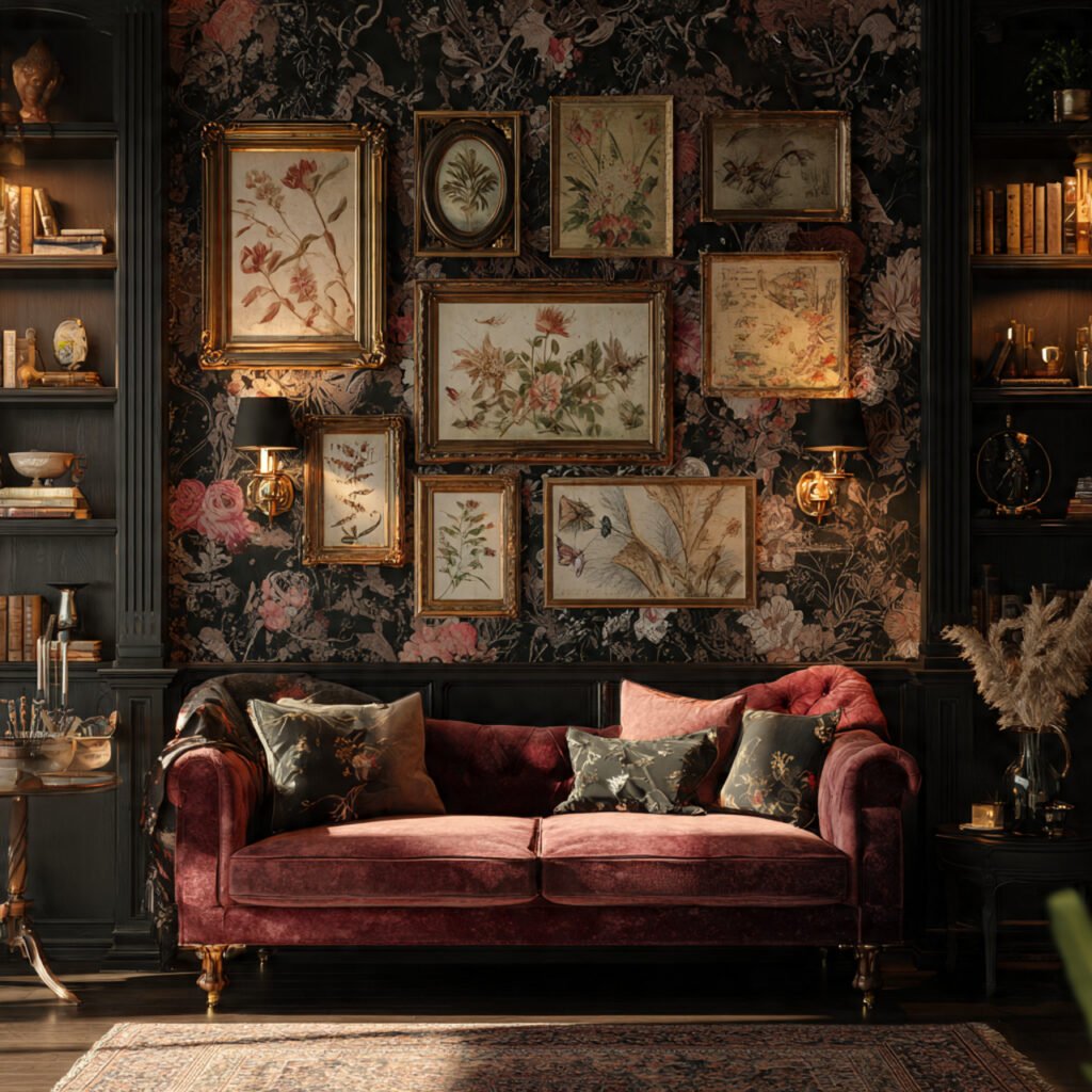 Vintage Sofa Wall Decoration Ideas