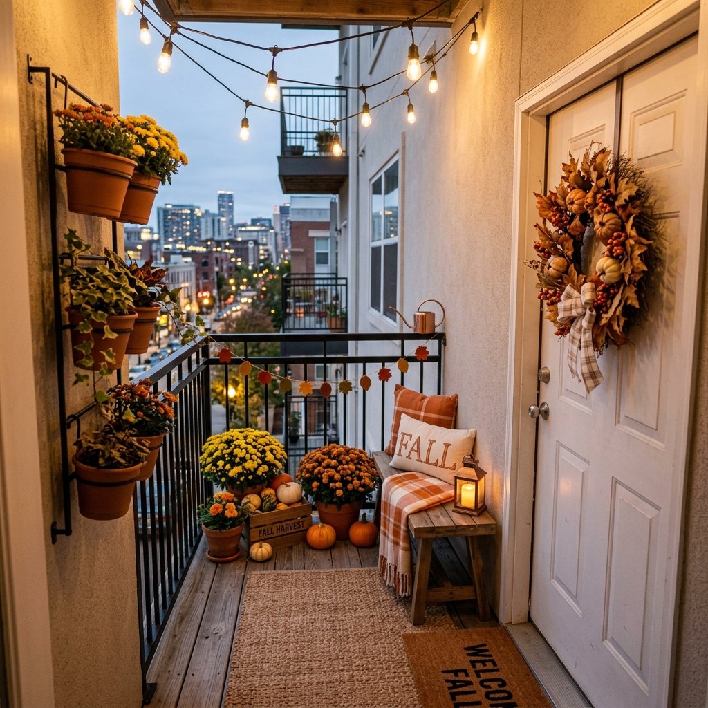 Small Space Fall Porch decor Ideas
