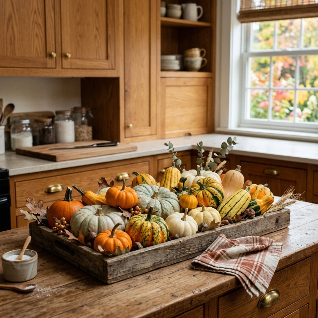 Pumpkin and Gourd Arrangement Ideas