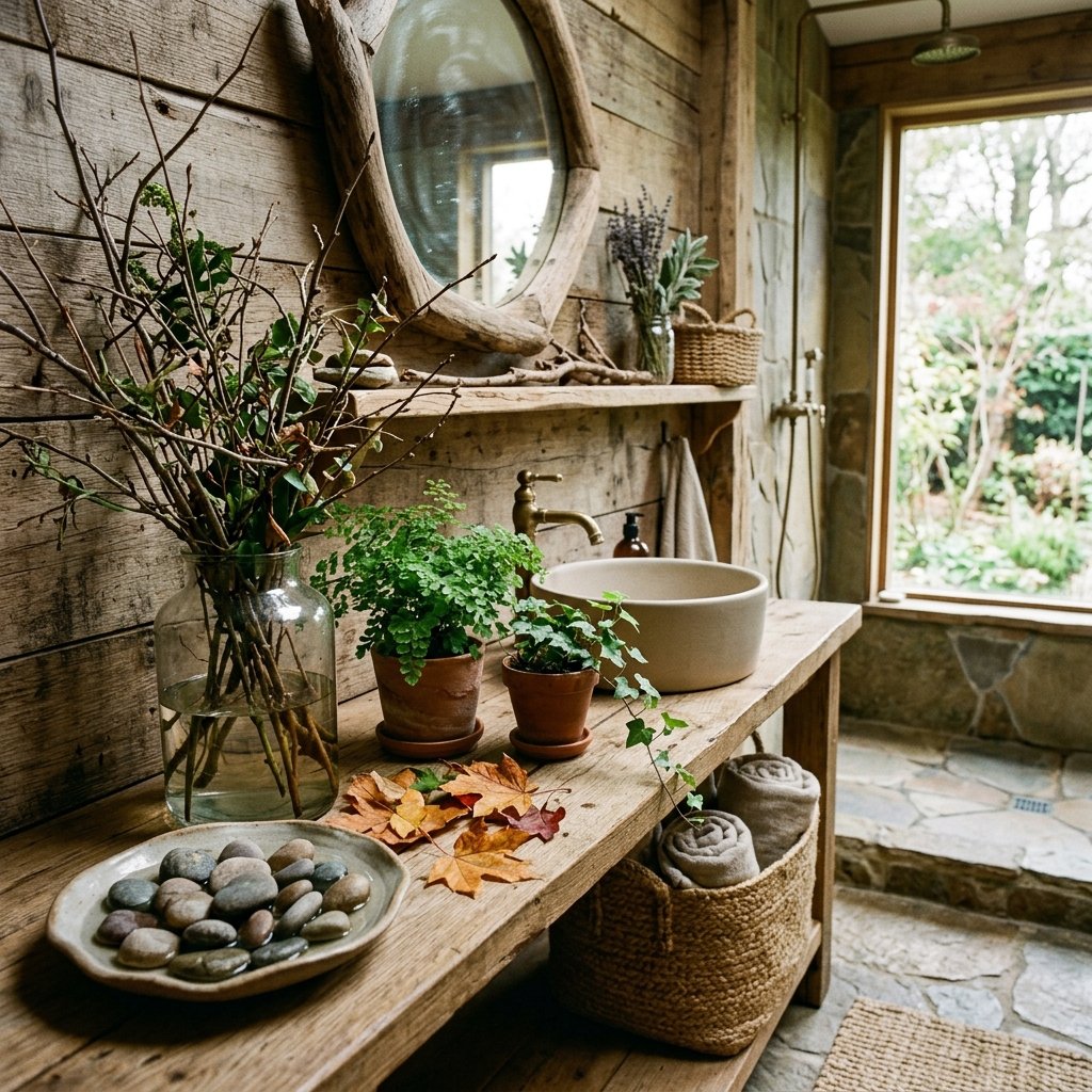 Natural Element Bathroom Ideas