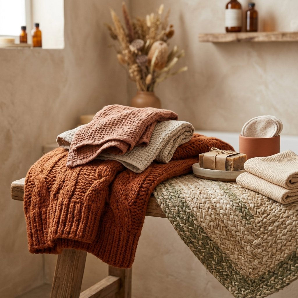 Linen and Cotton Texture Layering Idea