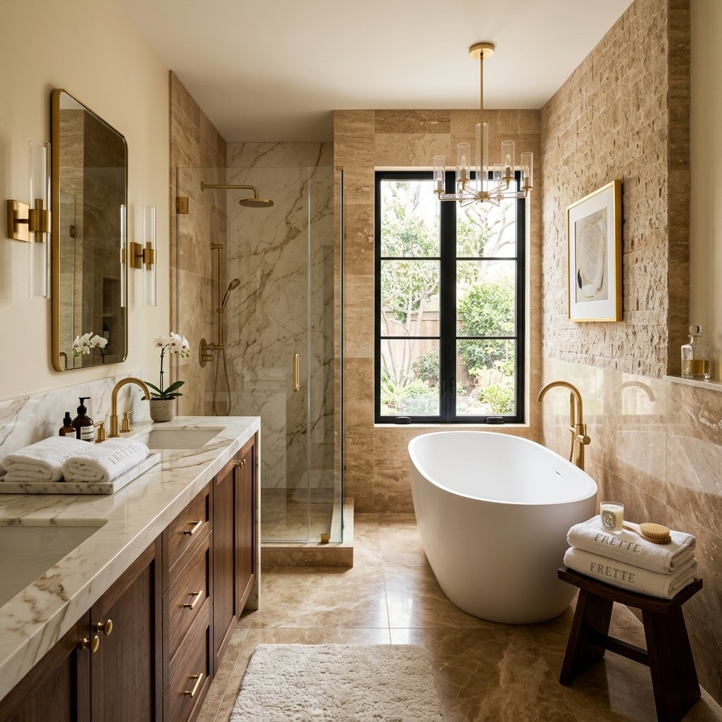 Luxury Fall Bathroom Transformation Ideas
