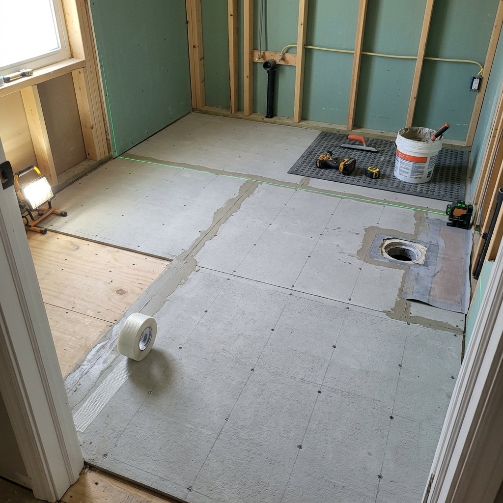 Bathroom Subfloor and Underlayment Ideas