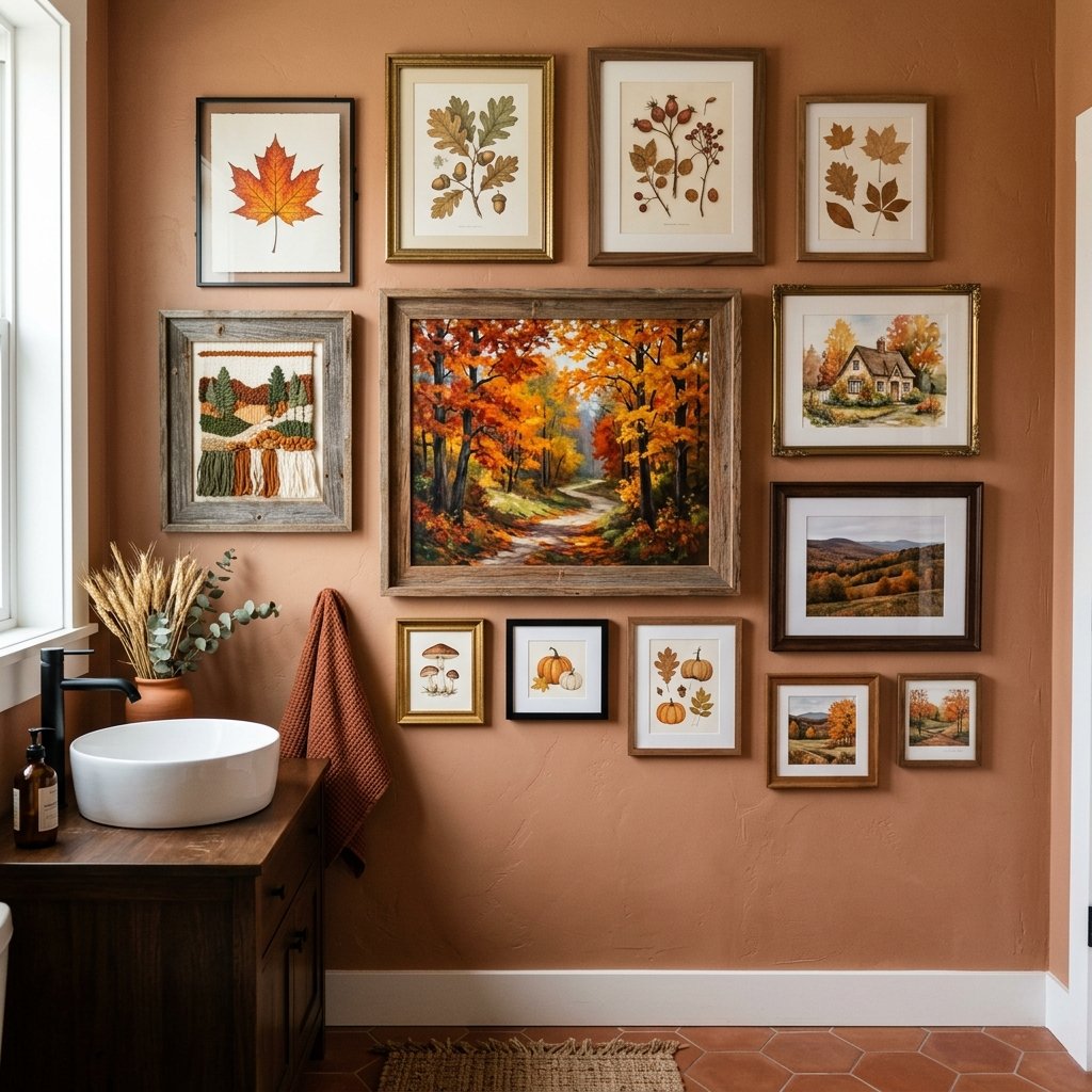 Seasonal Wall Art Gallery Idea