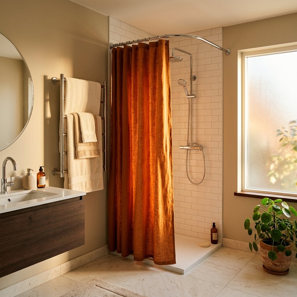 Burnt Orange Bathroom Styling Ideas