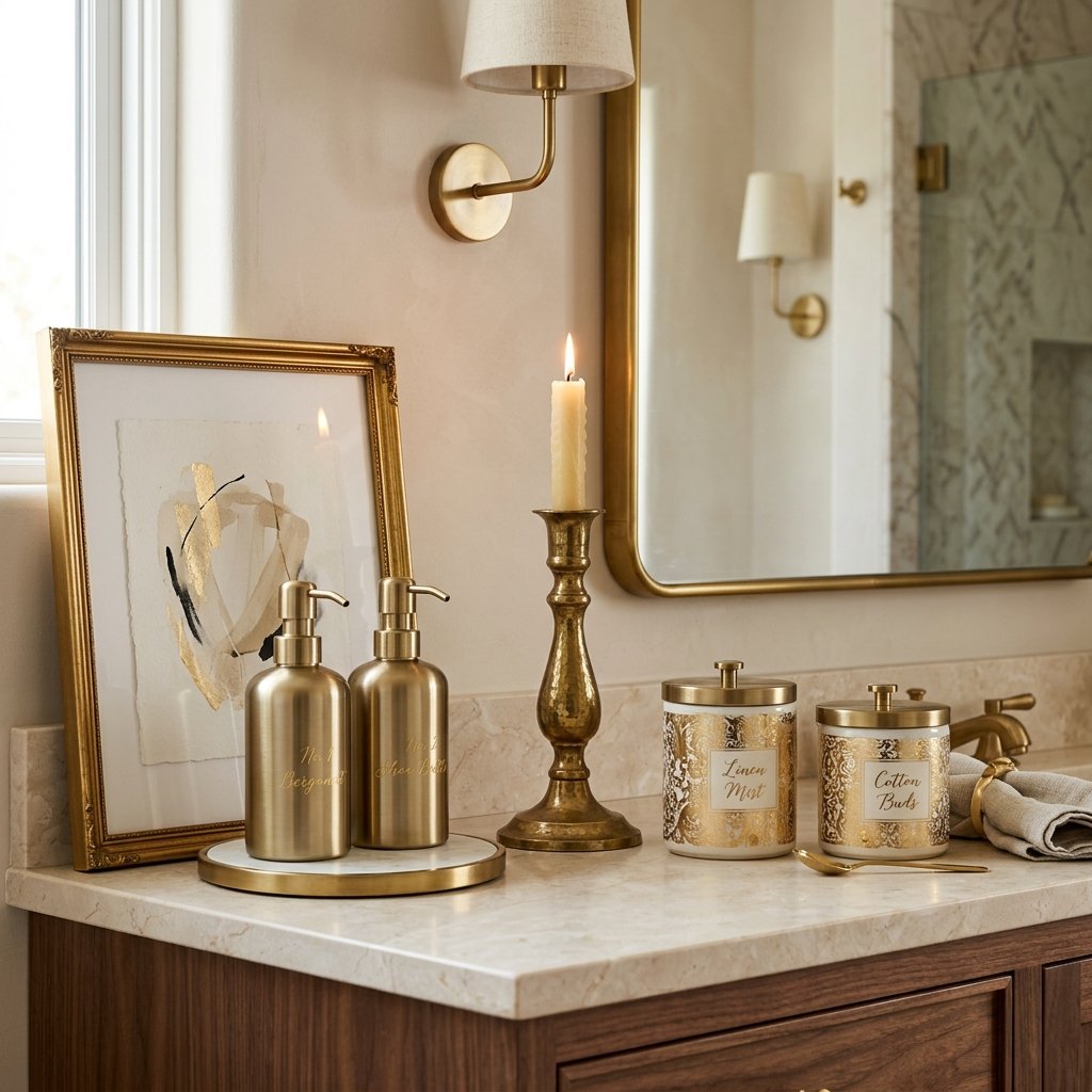 Gold Foil and Metallic Accents Idea