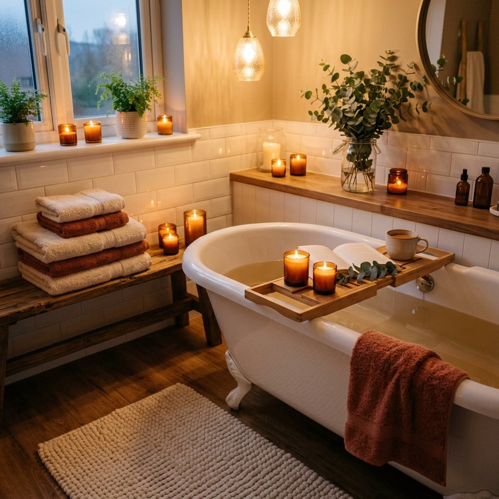 Cozy Autumn Bathroom Retreat Ideas