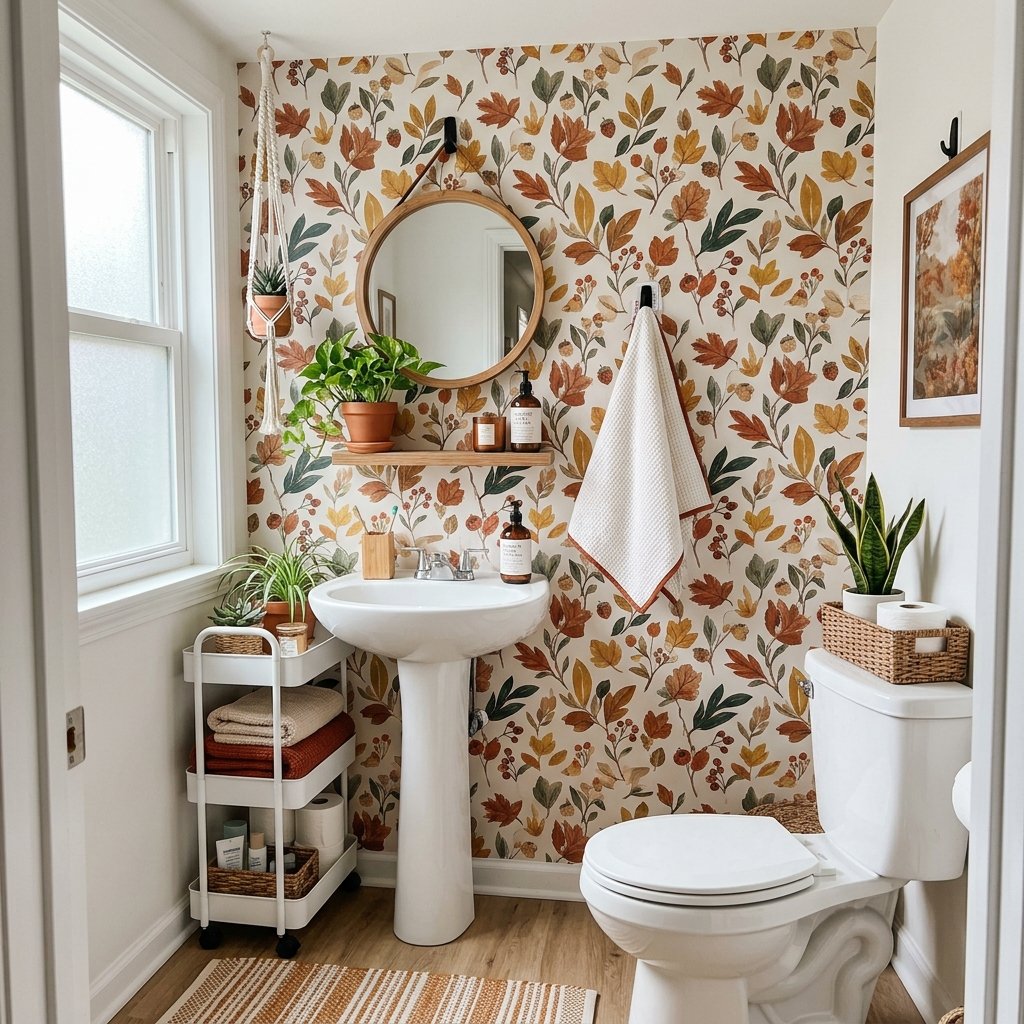 Rental-Friendly Temporary Decor Idea