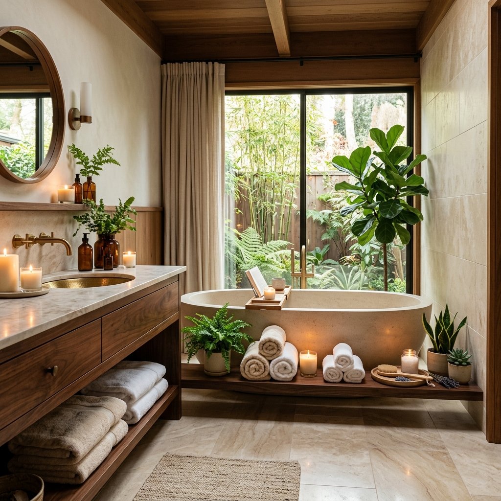Spa-Like Cozy Bathroom Idea