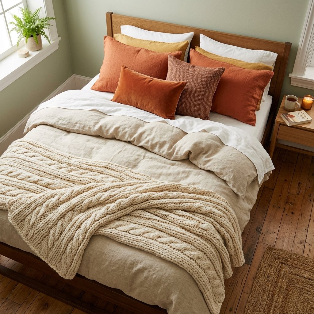 Cozy Throw Blanket Draping Ideas