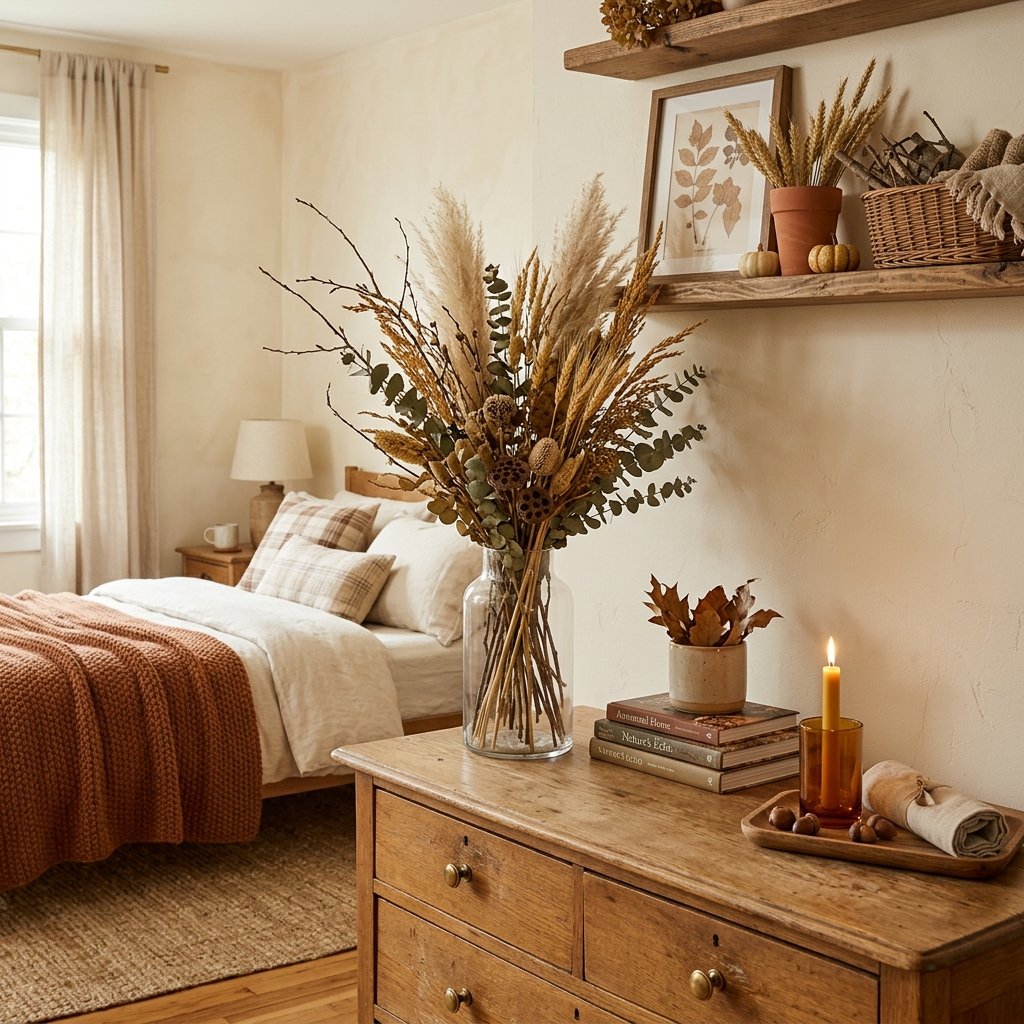 27 Cozy Fall Bedroom Ideas: Easy Ways to Add Warmth & Ambiance 5 Natural Element Styling Ideas