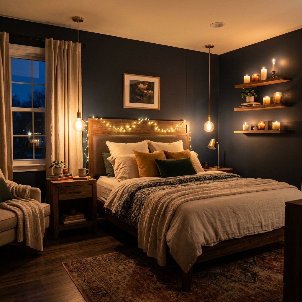 Layered Lighting for Cozy Ambiance