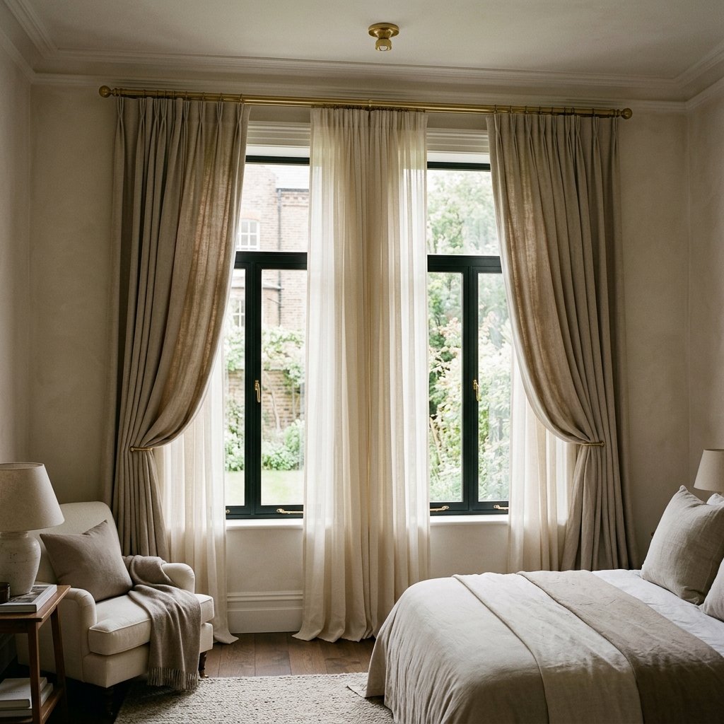 31 Fall Themed Bedroom: Transform Your Space Into a Cozy Autumn Sanctuary 25 Curtain and Drape Ideas