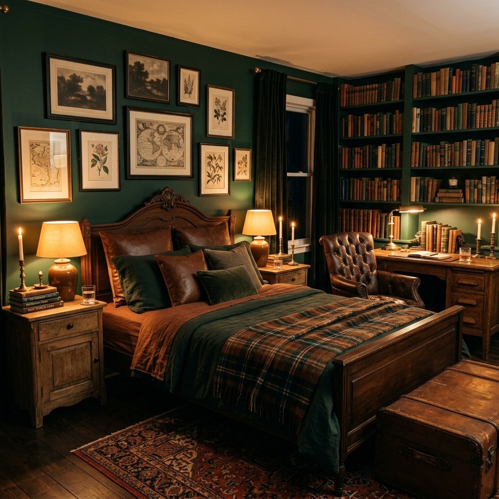 Dark Academia Bedroom Transformation