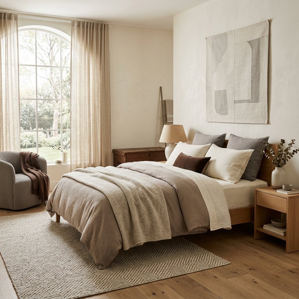 Throw Pillow Arrangement and Layering
