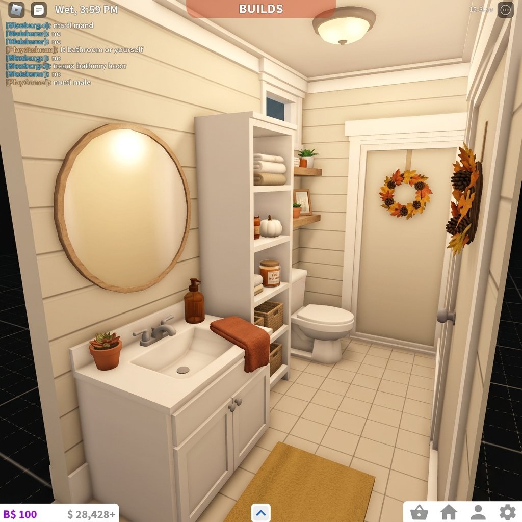Small Space Fall Bathroom