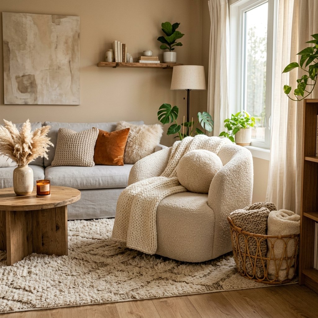 Boucle and Soft Texture Decor Ideas